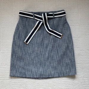 Ann Taylor Petite 4 Navy Tweed Skirt - HOST PICK!